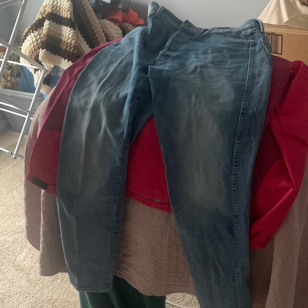 MOTHER Blue Denim Jeans